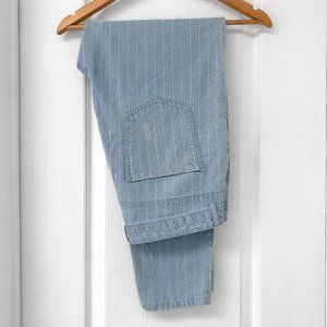 Forever 21 - Los Angeles - Light Blue & White Pinstripe Jean